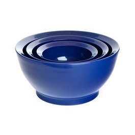 美國Calibowl 專利防漏碗 家庭派對3入組 藍色